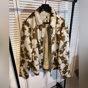 Topman Cow print jacket